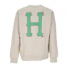 Huf Sideline Crewneck Men's Sweatshirt Sand In Sand