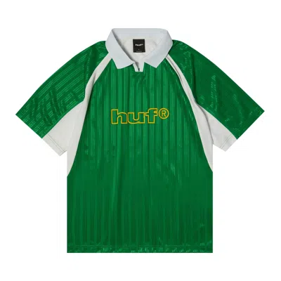Pre-owned Huf Sideline Jersey 'clover' | Green | Men's Size S