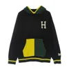 Huf Sideline Men's Hoodie P/o Hoodie Black In Black