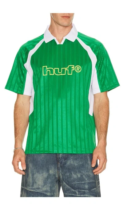 Huf Sideline Soccer Jersey Shirt In Green