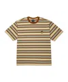 Huf Striped T-shirt In Nude