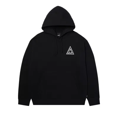 Pre-owned Huf Triple Triangle Po Hoodie 'black/white' | Men's Size Xl