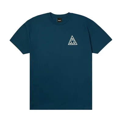 Pre-owned Huf Triple Triangle Short-sleeve Tee 'harbor Blue/white' | Men's Size Xxl
