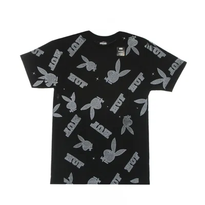 Huf Vvs Pattern Tee X Playboy Men's T-shirt In Black
