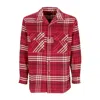 Huf Westridge Woven Shirt Berry Men's Long Sleeve Shirt In Berry