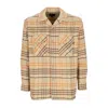Huf Westridge Woven Shirt Oatmeal Men's Long Sleeve Shirt In Oatmeal