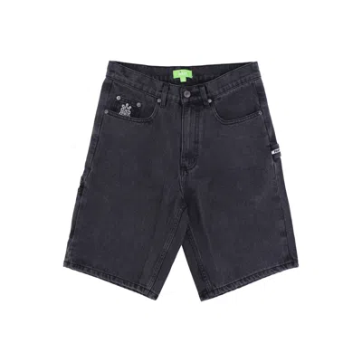 Huf Workman Short Men's Jeans Black Denim In Brown