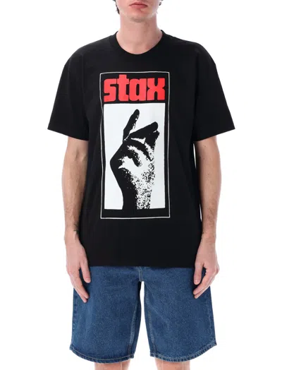 Huf Worldwide Black Graphic Crewneck T-shirt