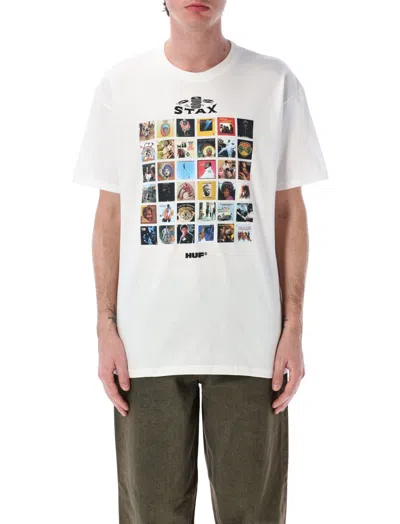 Huf Worldwide White Graphic Cotton T-shirt