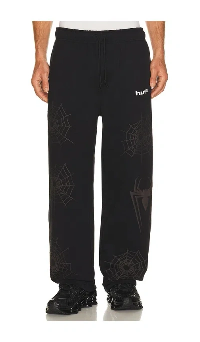 Huf X Spider-man Fleece Pant In Black