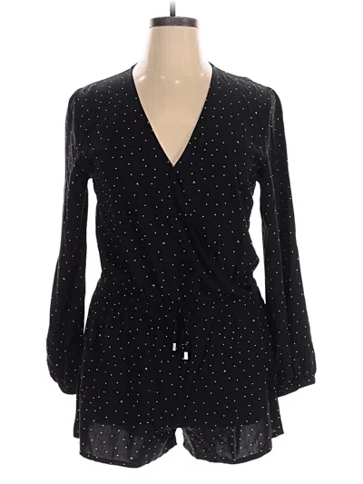 Pre-owned Huffer Clothing Co Romper In Black