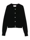 Hugenberg Button Pocket Cardigan In Black