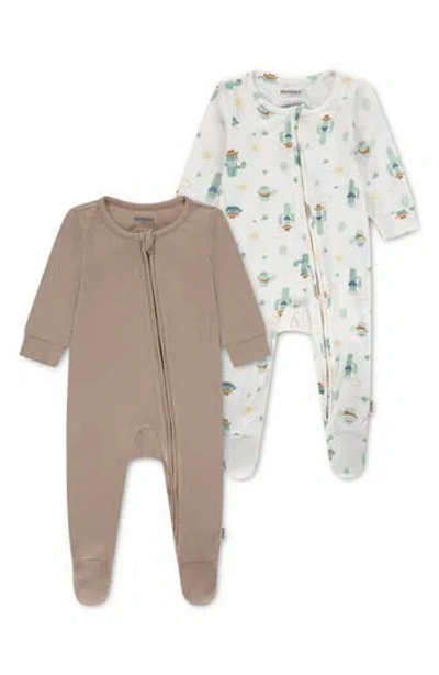 Huggies Babies'  2-pack Footie In Brown