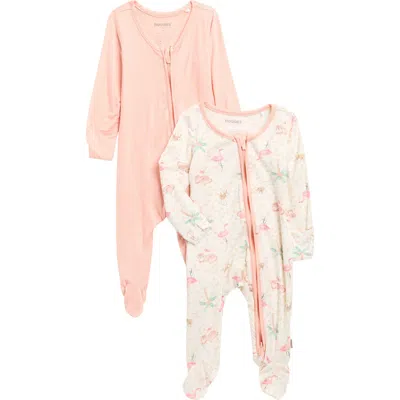 Huggies Babies'  2-pack Footies In Pink