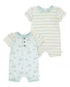 Huggies 2pc Romper Set In Blue