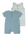 Huggies 2pc Romper Set In Blue