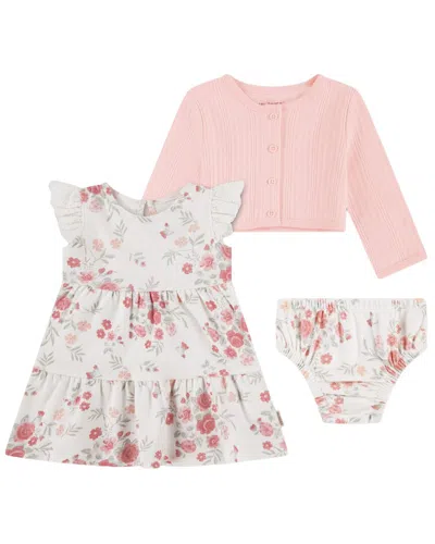Huggies Babies'  3pc Gown, Jacket, & Diaper Set In Pink