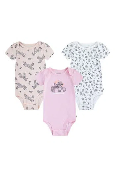 Huggies Babies'  Assorted 3-pack Organic Cotton Bodysuits