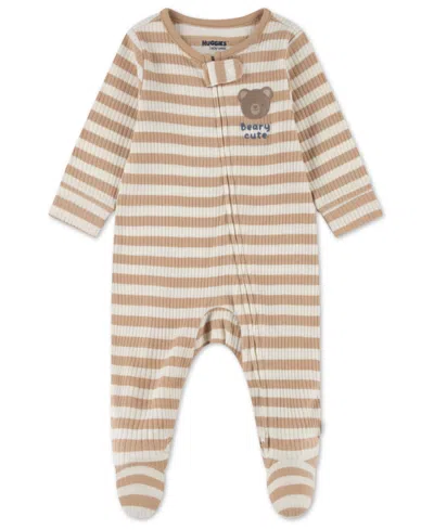 Huggies Baby Boys 2-way Full-zip Footed Coverall In Multi