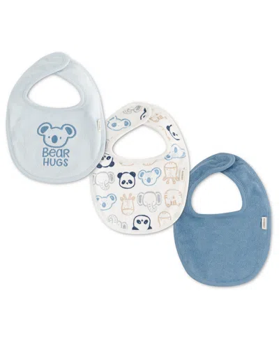 Huggies Baby Boys' Babywear Bibs, 3-pack In Blue
