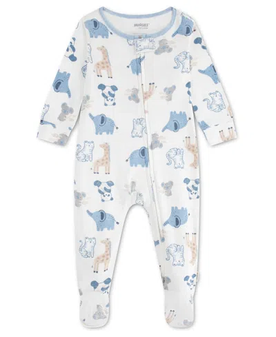 Huggies Baby Boys' Babywear Long-sleeve Footed Coverall In Multi
