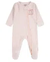 Huggies Baby Boys Footed Long Sleeves Coverall In Pink