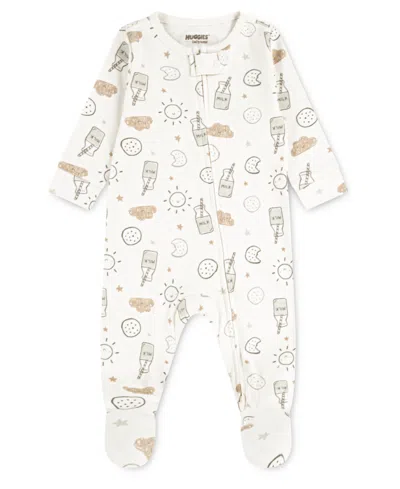 Huggies Baby Boys Full-zip Sleep And Play Footed Coverall In Multi