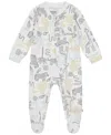 Huggies Baby Boys Organic Printed Coverall In  Snow White