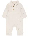Huggies Baby Boys Quilted Coverall In  French Oak