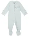 Huggies Baby Boys Rib Coverall In  Blue Haze