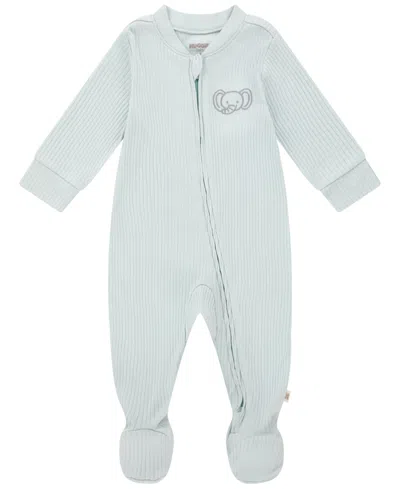 Huggies Baby Boys Rib Coverall In  Blue Haze
