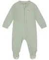 Huggies Baby Boys Rib Coverall In  Desert Sage