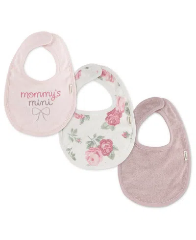 Huggies Baby Girls' Babywear Bibs, 3-pack In Pink