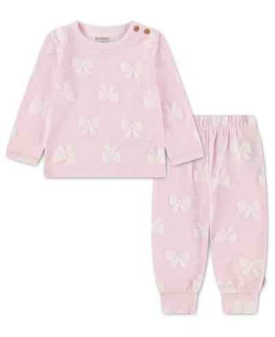 Huggies Kids' Baby Girls' Babywear Top And Pants, 2-piece Set In Brown