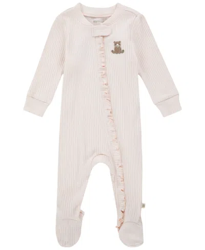 Huggies Baby Girls Rib Coverall In  Crystal Pink