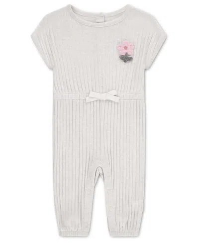 Huggies Baby Girls' Round Neck Romper In Neutral