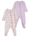 Huggies 2-pack Stretch Viscose Footies In Multi