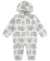 Huggies Baby Jacquard Pram Coverall In Gray