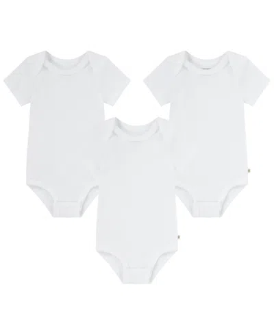 Huggies Baby Short Sleeve Bodysuits 3-pack In White