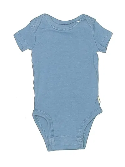 Pre-owned Huggies Babies' Short Sleeve Onesie In Blue
