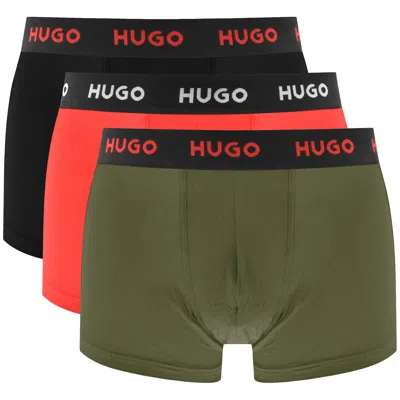 Hugo 3 Pack Trunks In Black