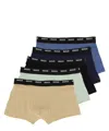 Hugo Boss Pack Of Five Boxer Shorts In Multicolor