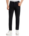 Hugo Boss Regular-fit Jeans In Black Super-soft Italian Denim In Black