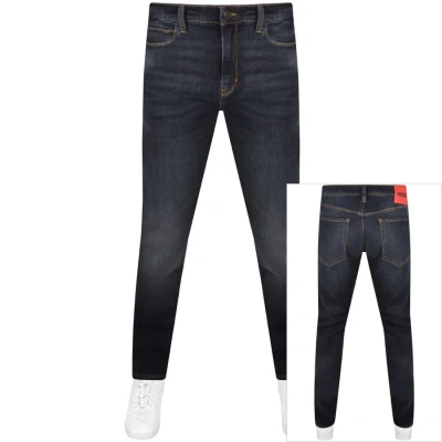 Hugo 708 Slim Fit Dark Wash Jeans Grey