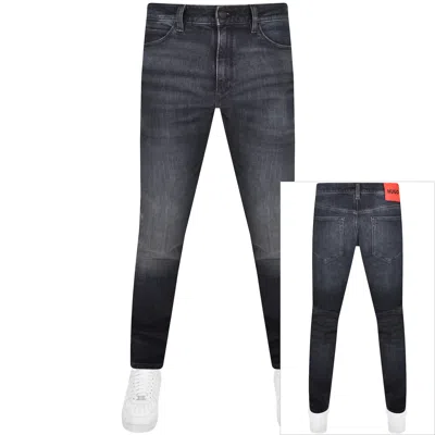 Hugo 708 Slim Fit Jeans Charcoal Grey