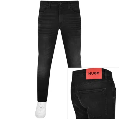 Hugo Boss Hugo 734 Extra Slim Jeans Washed Black