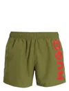 Hugo Boss Abas Swim Shorts In Green