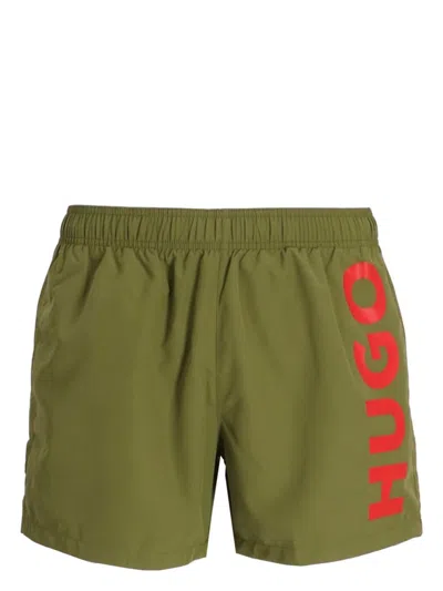 Hugo Abas Swim Shorts In Green