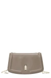 Hugo Boss Hugo Ariell Leather Clutch In Medium Brown