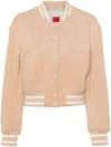 Shop Hugo Boss Arita Bomber Jacket In Neutrals
